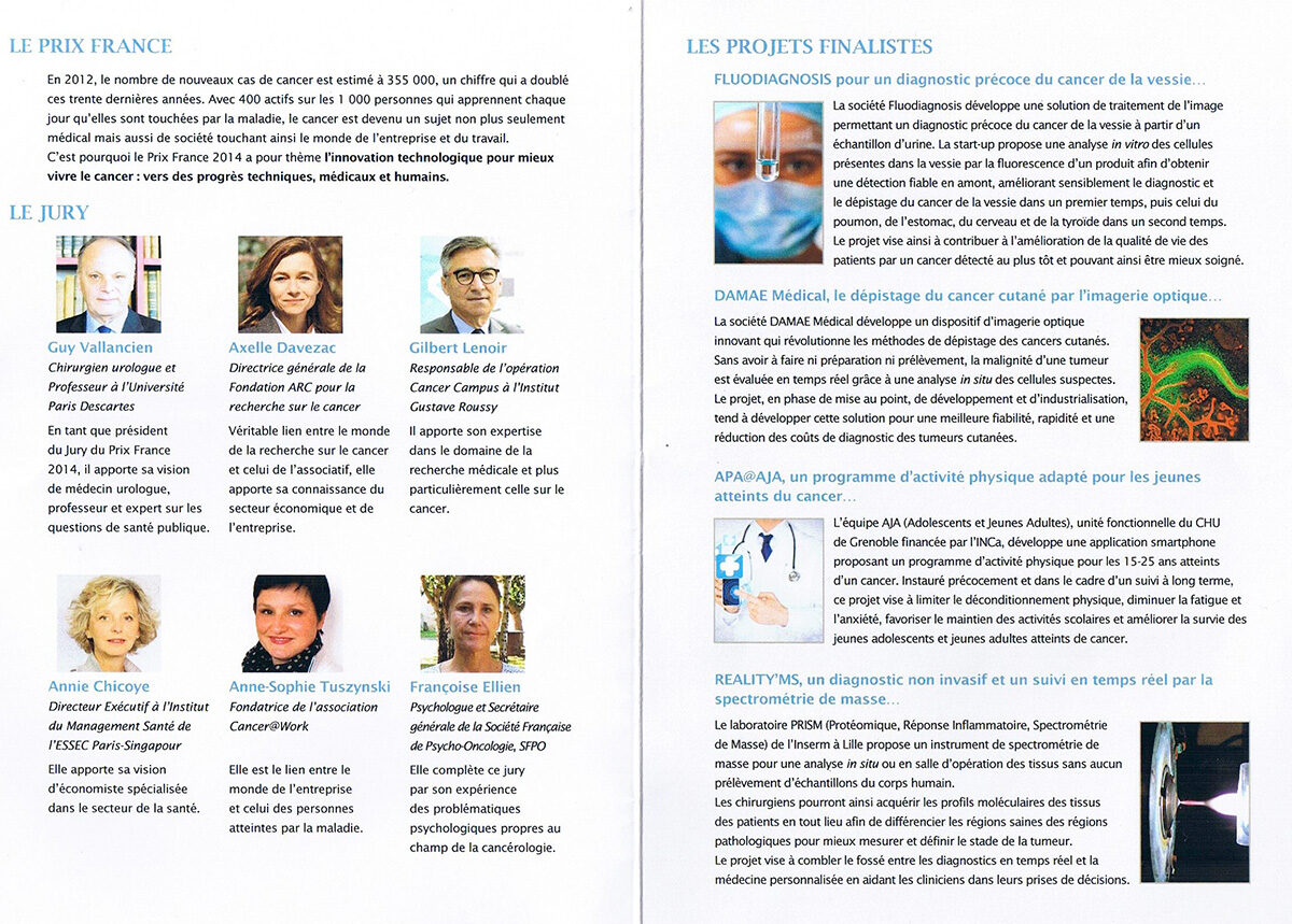 Altran Founddation Award fac simile