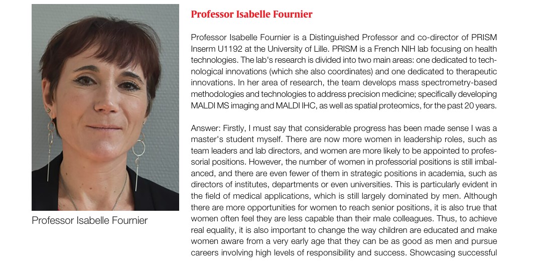 Women in chemistry: our hopes for the next decade